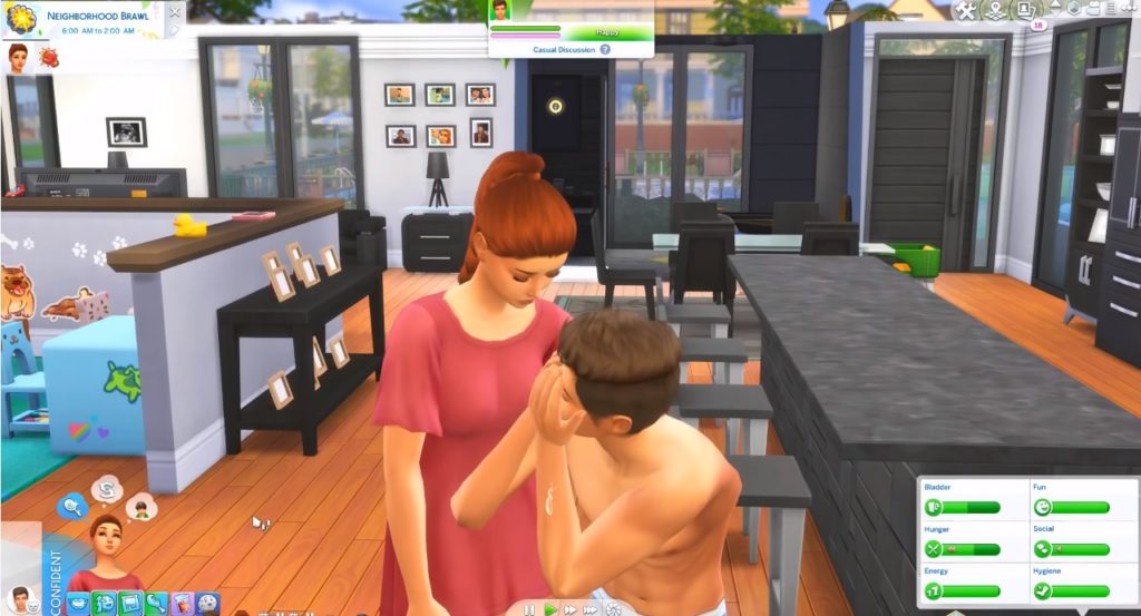 how do you know if you got the period mod sims 4